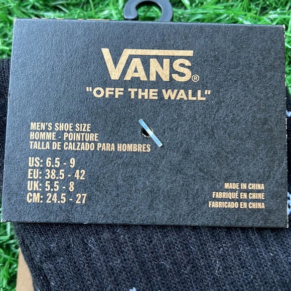 VANS “Off The Wall” Men’s socks "Thank you. Have a nice day. Thank you for..." - Picture 3 of 11